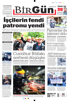 BİRGÜN 29 Nisan 2026 gazete manşeti