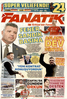 FANATİK 29 Nisan 2026 gazete manşeti