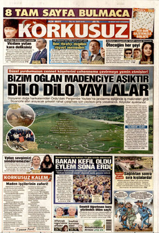 KORKUSUZ 29 Nisan 2026 gazete manşeti