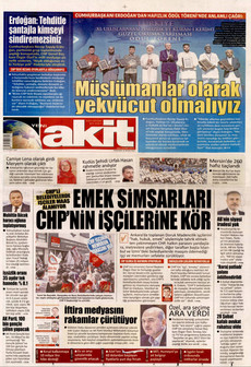 YENİ AKİT 30 Nisan 2026 gazete manşeti