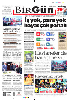BİRGÜN 30 Nisan 2026 gazete manşeti