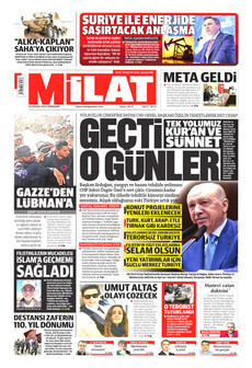 MİLAT 30 Nisan 2026 gazete manşeti
