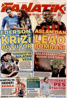 FANATİK 30 Nisan 2026 gazete manşeti