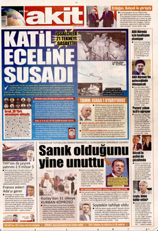 YENİ AKİT 1 Mayıs 2026 gazete manşeti