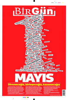 BİRGÜN 1 Mayıs 2026 gazete manşeti