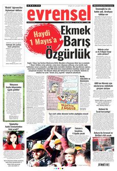 EVRENSEL 1 Mayıs 2026 gazete manşeti