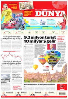DÜNYA 1 Mayıs 2026 gazete manşeti