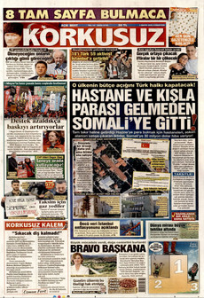 KORKUSUZ 2 Mayıs 2026 gazete manşeti