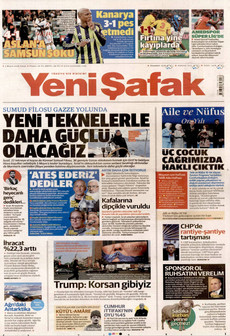 YENİ ŞAFAK 3 Mayıs 2026 gazete manşeti