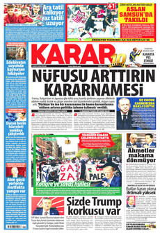 KARAR 3 Mayıs 2026 gazete manşeti