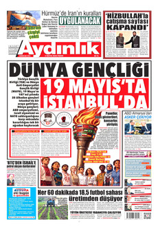 AYDINLIK GAZETESİ 3 Mayıs 2026 gazete manşeti