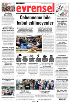 EVRENSEL 3 Mayıs 2026 gazete manşeti