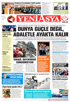 YENİ ASYA 3 Mayıs 2026 gazete manşeti