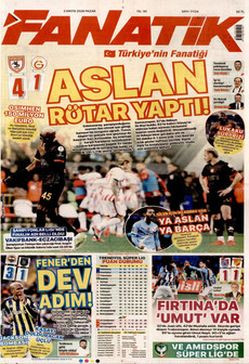 FANATİK 3 Mayıs 2026 gazete manşeti