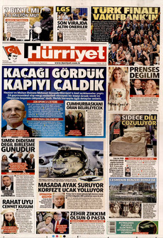HÜRRİYET 4 Mayıs 2026 gazete manşeti