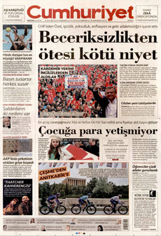 CUMHURİYET 4 Mayıs 2026 gazete manşeti