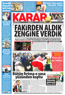 KARAR 4 Mayıs 2026 gazete manşeti