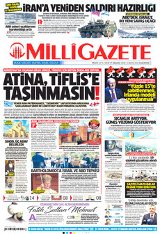 MİLLİ GAZETE 4 Mayıs 2026 gazete manşeti