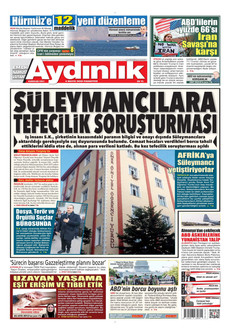 AYDINLIK GAZETESİ 4 Mayıs 2026 gazete manşeti