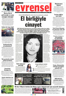 EVRENSEL 4 Mayıs 2026 gazete manşeti
