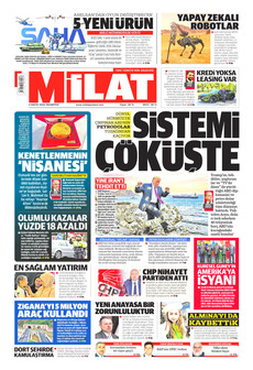 MİLAT 4 Mayıs 2026 gazete manşeti