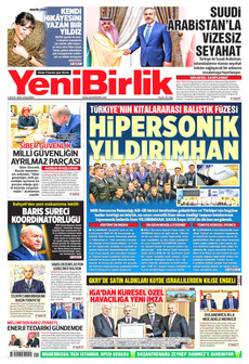 YENİBİRLİK 6 Mayıs 2026 gazete manşeti