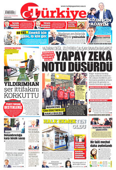 TÜRKİYE GAZETESİ 7 Mayıs 2026 gazete manşeti