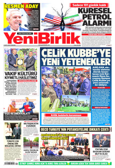 YENİBİRLİK 7 Mayıs 2026 gazete manşeti