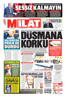 MİLAT 7 Mayıs 2026 gazete manşeti