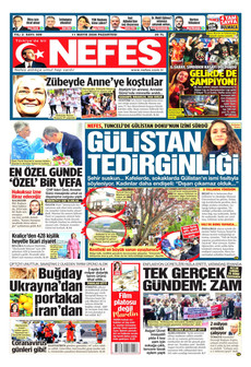 NEFES 11 Mayıs 2026 gazete manşeti