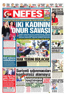 NEFES 14 Mayıs 2026 gazete manşeti