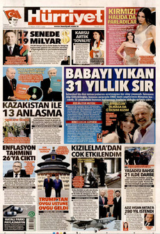 HÜRRİYET 15 Mayıs 2026 gazete manşeti