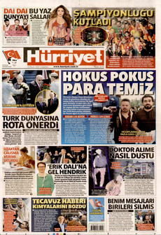 HÜRRİYET 16 Mayıs 2026 gazete manşeti