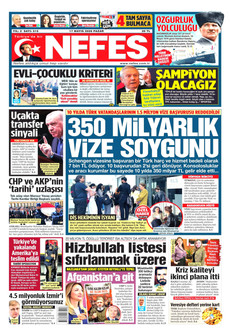 NEFES 17 Mayıs 2026 gazete manşeti