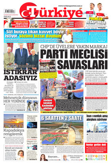 TÜRKİYE GAZETESİ 27 Mayıs 2026 gazete manşeti