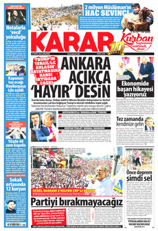 KARAR 27 Mayıs 2026 gazete manşeti