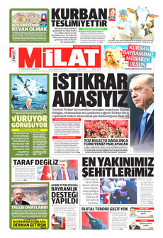 MİLAT 27 Mayıs 2026 gazete manşeti