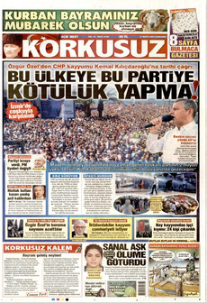 KORKUSUZ 27 Mayıs 2026 gazete manşeti
