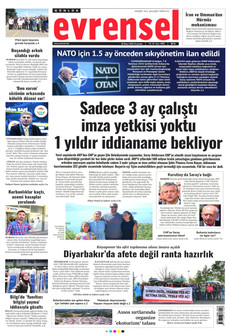 EVRENSEL 28 Mayıs 2026 gazete manşeti