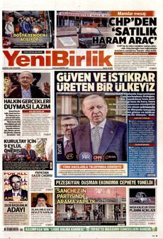 YENİBİRLİK 28 Mayıs 2026 gazete manşeti