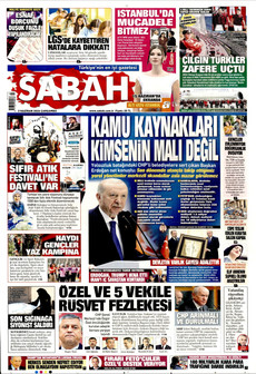 SABAH 3 Haziran 2026 gazete manşeti