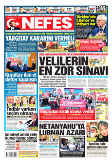 NEFES 3 Haziran 2026 gazete manşeti