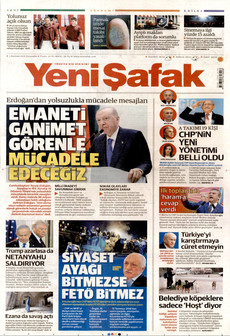 YENİ ŞAFAK 3 Haziran 2026 gazete manşeti