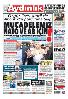AYDINLIK GAZETESİ 3 Haziran 2026 gazete manşeti