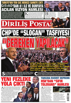 DİRİLİŞ POSTASI 3 Haziran 2026 gazete manşeti
