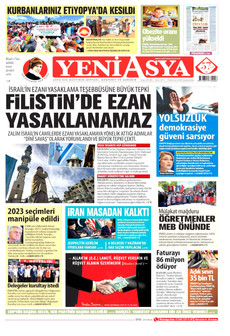 YENİ ASYA 3 Haziran 2026 gazete manşeti