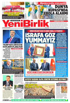 YENİBİRLİK 3 Haziran 2026 gazete manşeti