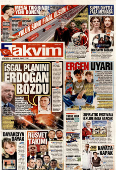 TAKVİM 3 Haziran 2026 gazete manşeti