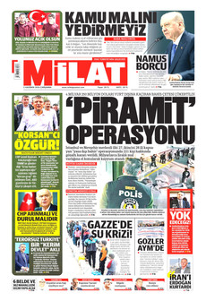 MİLAT 3 Haziran 2026 gazete manşeti