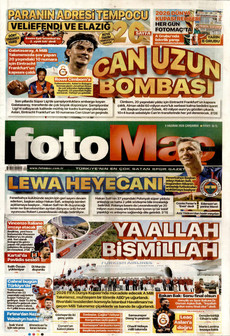 FOTOMAÇ 3 Haziran 2026 gazete manşeti